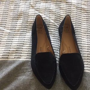 Time and Tru Memory Foam Black Loafers Size 7.5